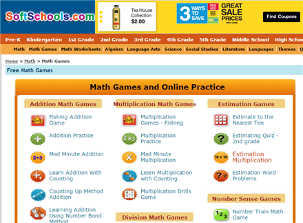 softschools - math